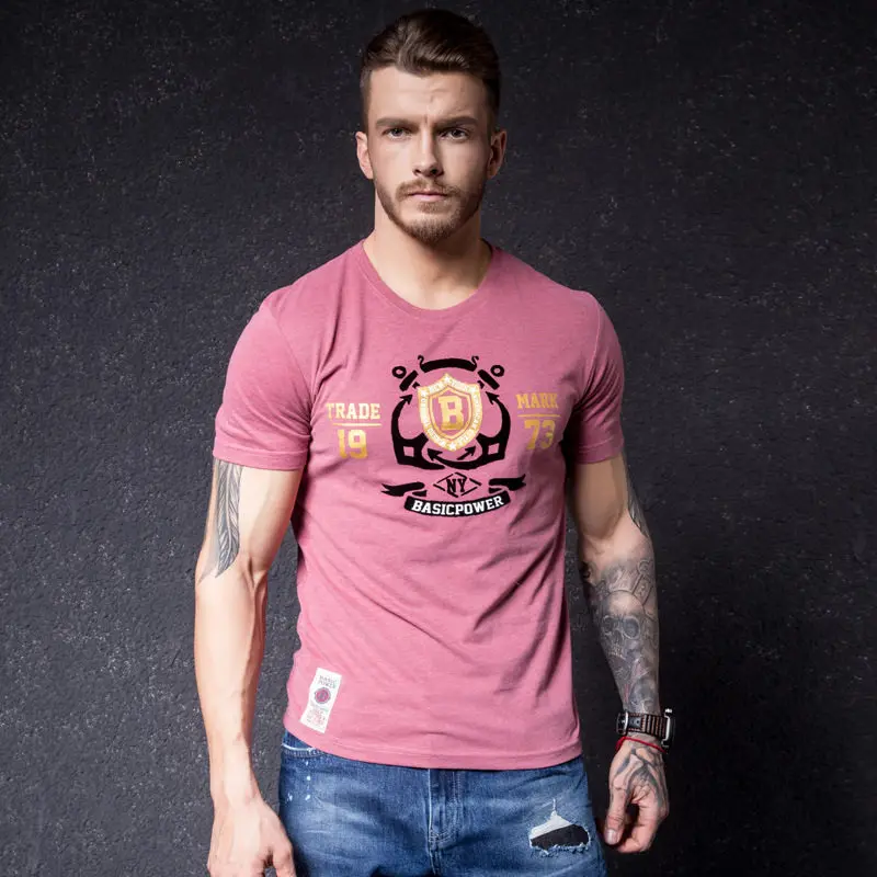 men summer t shirt short sleeve men's t shirt famous brand big size