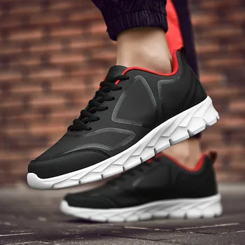 

Breathable Men Casual Shoes Walking Footwears Print Lightweight Men Sneakers Outdoor Men Flats Tenis Masculino Adulto Size 38-48