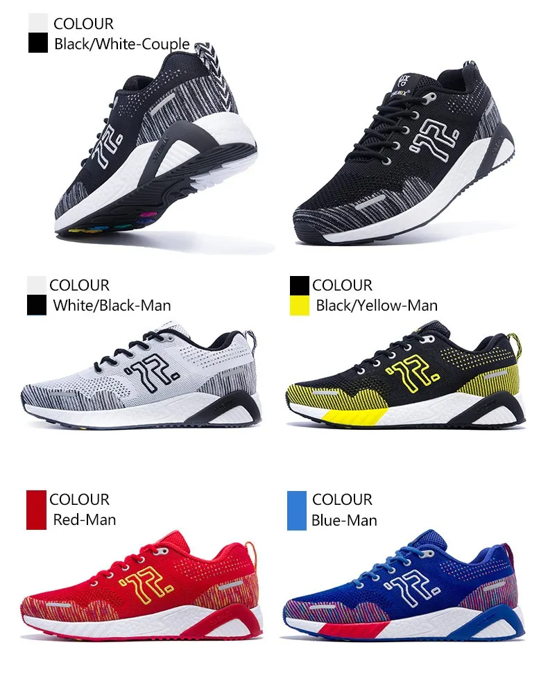 New Men's Athletic Shoes Spring& Summer Women Running Shoes Unisex Jogging Sneakers Lady Tranier zapatos de mujer