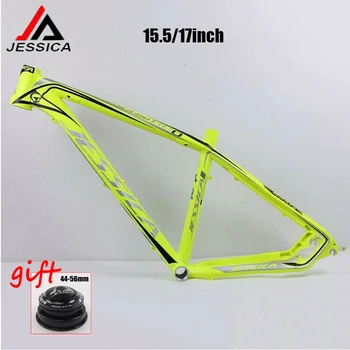 

JESSICA 26*15.5/17" Mountain Bike Frame MTB Bicycle Frame set 44-56mm Headtube Cycling Aluminum Alloy Frameset BB68