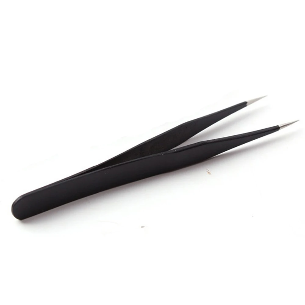 2 Colors Stainless Steel Tweezers Eyelash Grafting Precision Tweezers