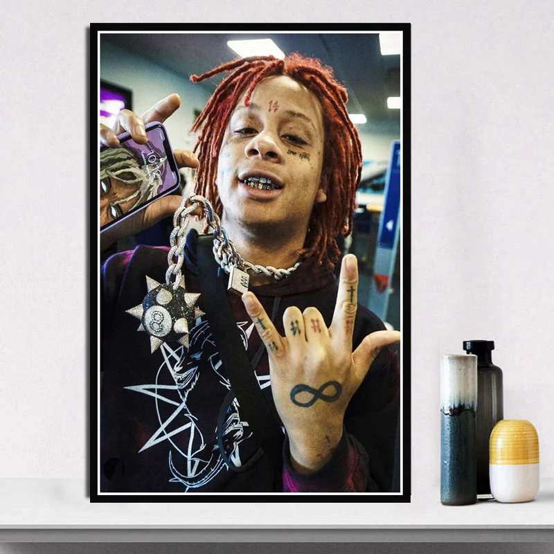 

Trippie Redd Hip Hop Rapper Star Art Poster Canvas Painting Wall Picture Home Decor Posters and Prints