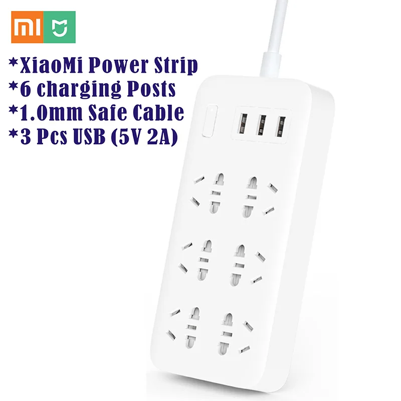 Aliexpress.com : Buy XiaoMi Mijia 6 Ports with 3 USB Fast