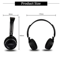 כרטיס sd HIFI סטריאו אלחוטית אוזניות מתקפלת מתכוונן אוזניית Bluetooth אוזניות לקבלת תמיכה SD כרטיס עם מיקרופון (5)