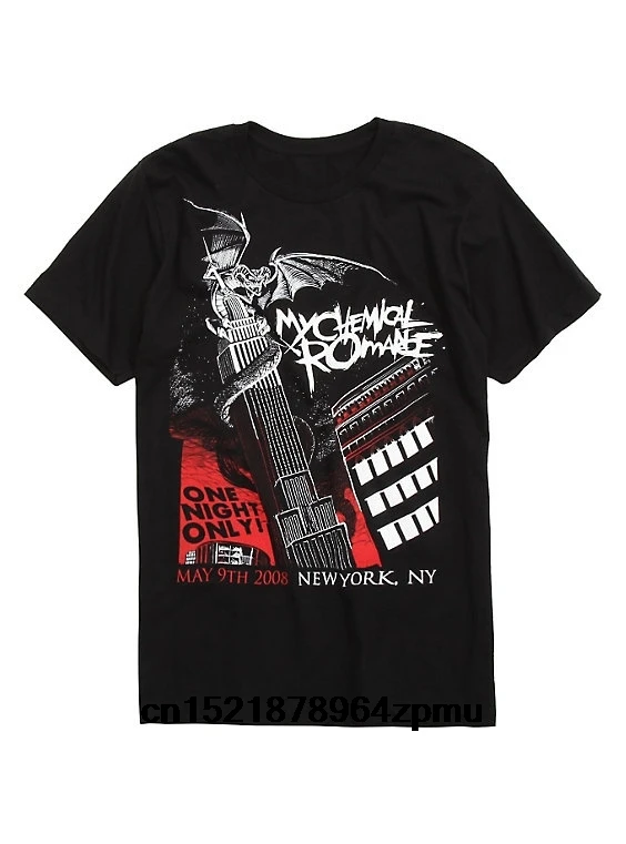

Men T shirt My Chemical Romance NYC Dragon funny t-shirt novelty tshirt women