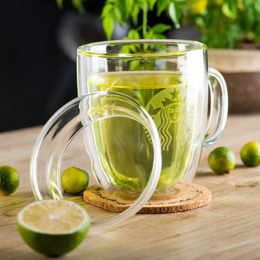 Классическая кофейная чашка с рисунком русалки молочные стеклянные чашки
