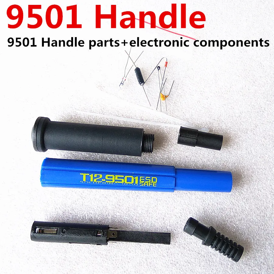 Набор с ручками для паяльника STC/ OLED /MINI 616/1/2/1/2/1/2/2/1/2/2/2/2/T12 запасные части синей