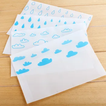 

5pcs New Chinese style sulfuric acid paper Western envelope storage Mother lover envelope custom wholesale