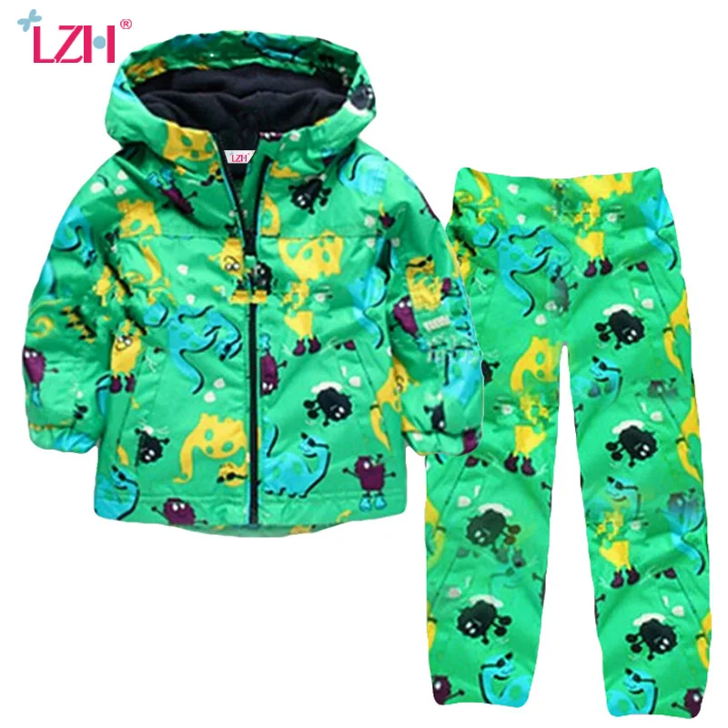 Children Clothing 2018 Autumn Winter Boys Clothes Dinosaur Jacket+Pant Outfit Kids Clothes Boy Sport Suit For Boys Clothing Sets