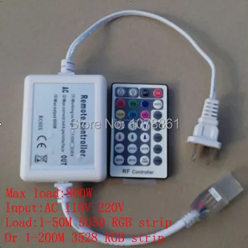 

Input AC 110V / 240V IR RGB controller 28 Key Remote led controller for high power led strip