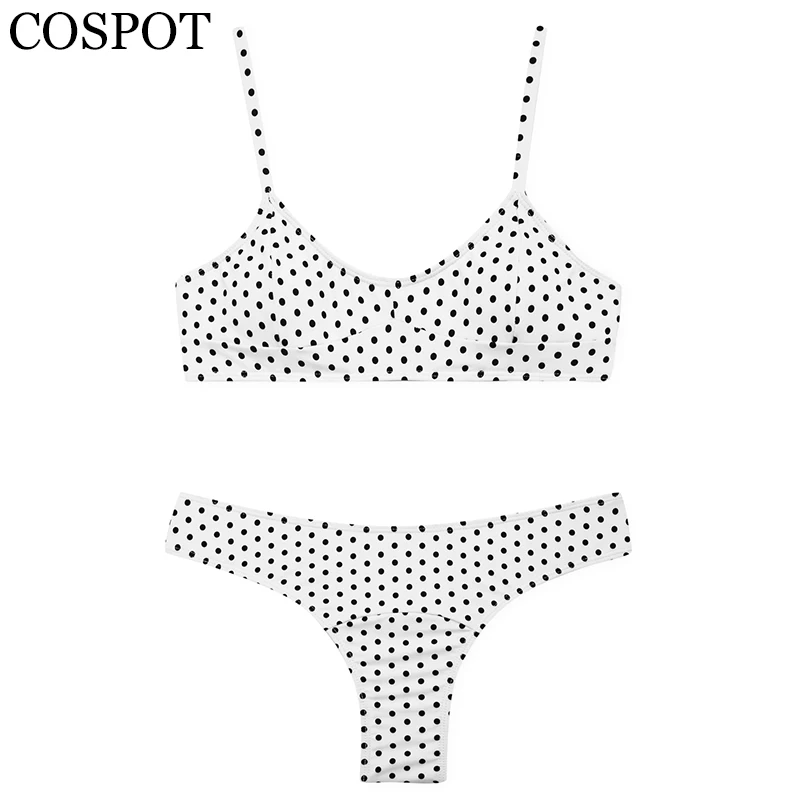 COSPOT купальник женский сексуальный комплект бикини Mujer точка с низкой талией купальный костюм для женщин s Maillot De Bain Femme