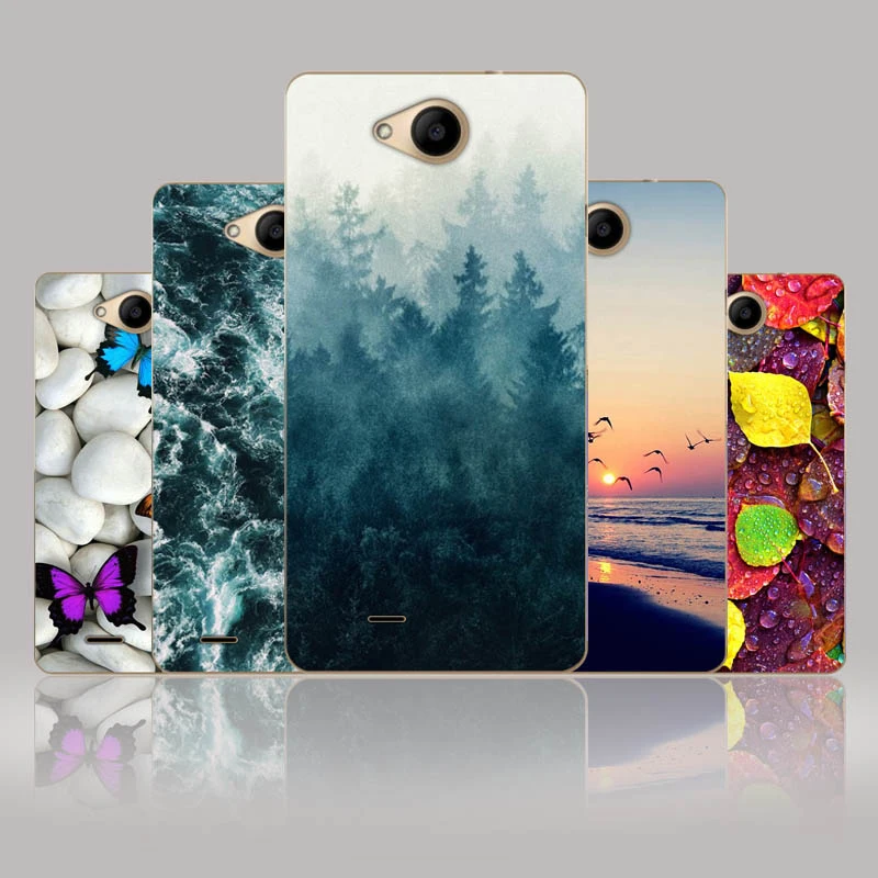 

FANATU ZTE Blade GF3 Case Silicone 4.5" Back Protective Funda ZTE GF3 GF 3 Case Cover Painting Colorful Coque ZTE Blade GF3 T320