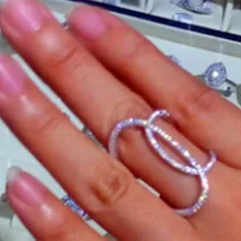 Qia12 роскошные дизайнерские модные ювелирные изделия из стерлингового серебра 925 пробы для свадебной вечеринки из циркония в европейском стиле в форме каплевидной формы aaa2