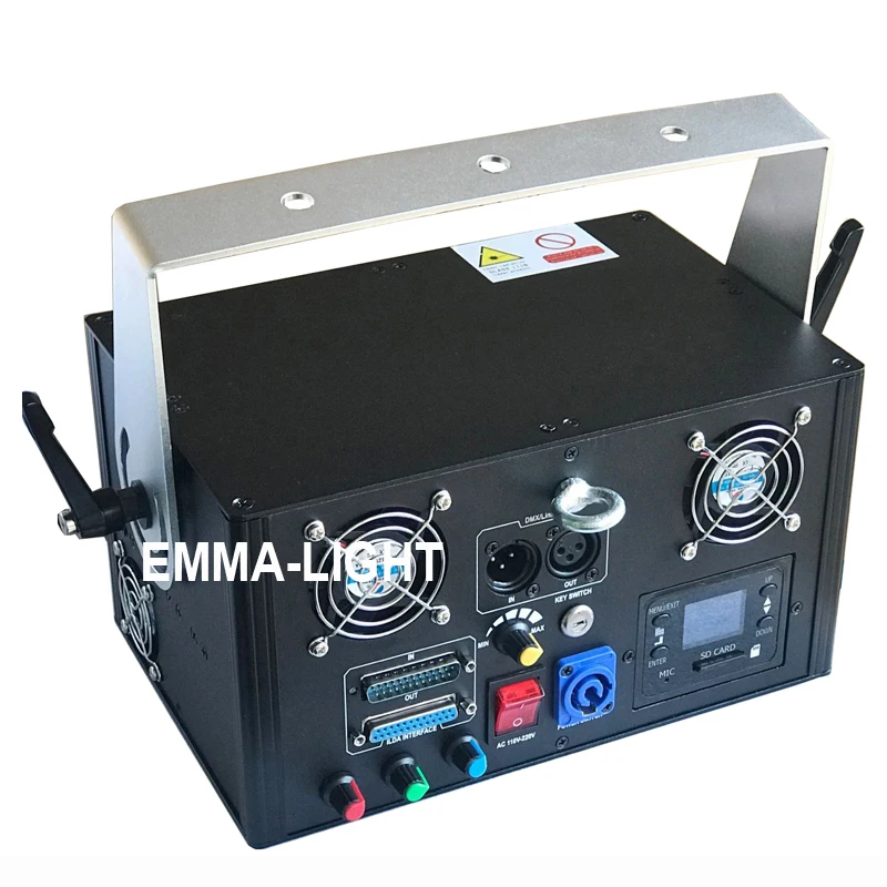 DHL RGB 1500 МВт 1,5 Вт rgb полноцветная анимация лазерное сценическое освещение ilda 0-30kpps синий 445nm прожектор для дискотеки лазер