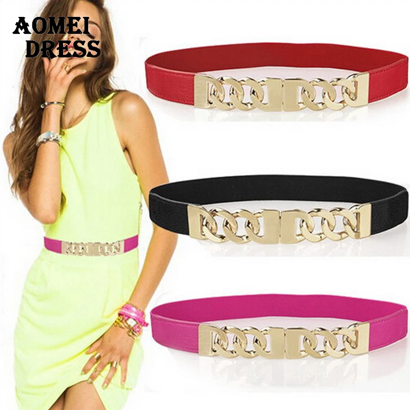 

waistbelts for women cintos femininos gold Candy Color belts ladies cute elegant 2016 new fashion style spring summer clothing