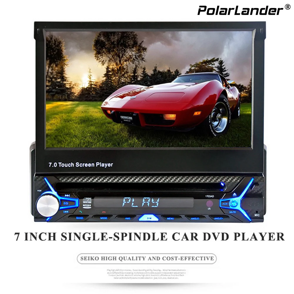 Flash Deal Auto Multimedia Autoradio 1 Din Car Video MP5 Player 7 Inch HD Touch Screen Bluetooth FM Radio European GPS Map USB Mirror link 2