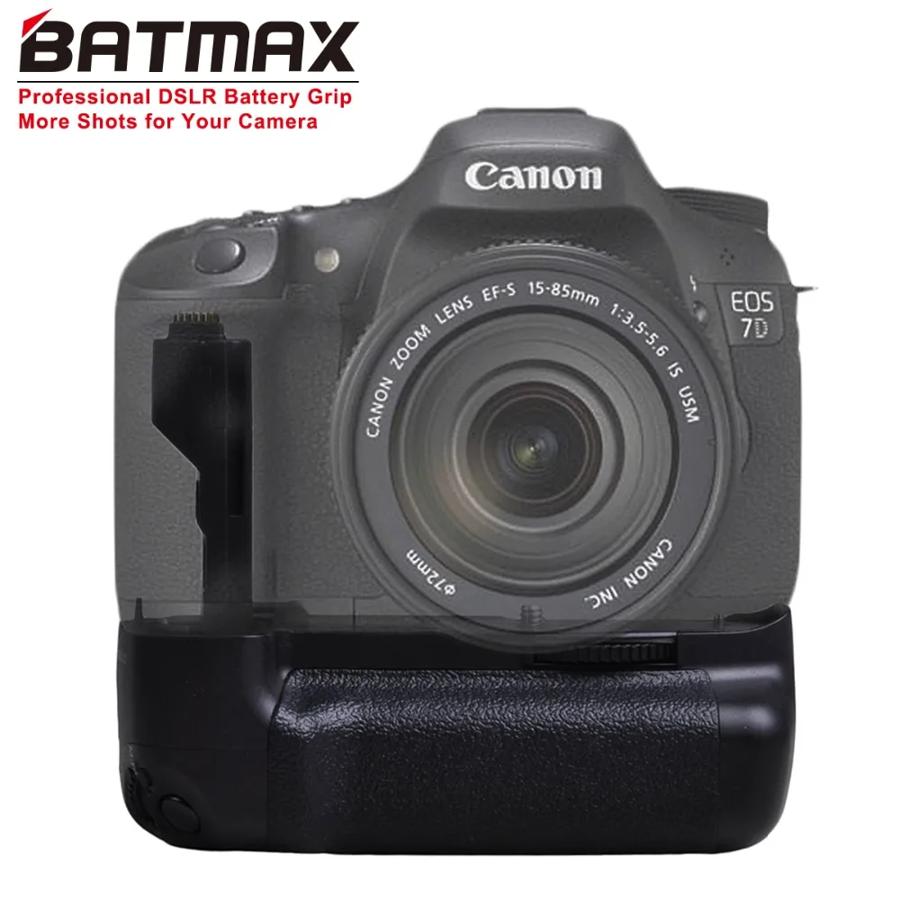 Батарейный блок Batmax BG-E7 для цифровой зеркальной камеры Canon EOS 7D как BG-E7 батарейный блок работает с LP-E6 или 6X батареей размера AA