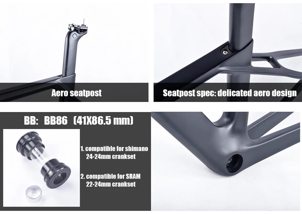 Flash Deal Chinese Flat mount disc brake or C-brake Carbon Road Frame T800 Aero full carbon fiber road bike frame QR or thru axle 21 Flash Deal Chinese Flat mount disc brake or C-brake Carbon Road Frame T800 Aero full carbon fiber road bike frame QR or thru axle 21