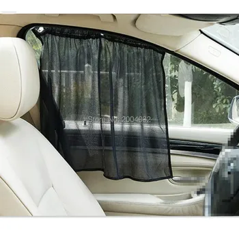

2Pcs/Set Car Interior Styling Sunscreen curtains for SsangYong Actyon Turismo Rodius Rexton Korando For KIA RIO Ceed For VW Golf