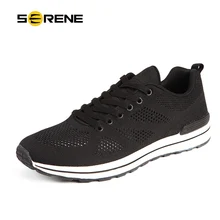 SERENE Black Mesh Canvas Male Shoes Superstar Rubber Top sell Size10 11 Non-Leather Casual Men Breathable Lace-up Men Shoes7132