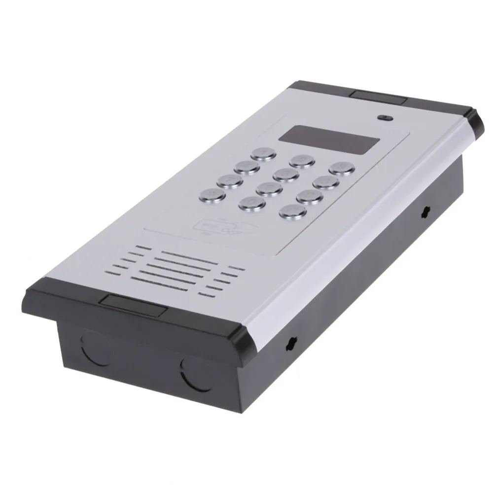 Access Control System GSM 3G Apartment Intercom Gate Opener with Waterproof Cover 5 pcs RFID Cards Supports Dial/RFID to Control Access Control System GSM 3G Apartment Intercom Gate Opener with Waterproof Cover 5 pcs RFID Cards Supports Dial/RFID to Control