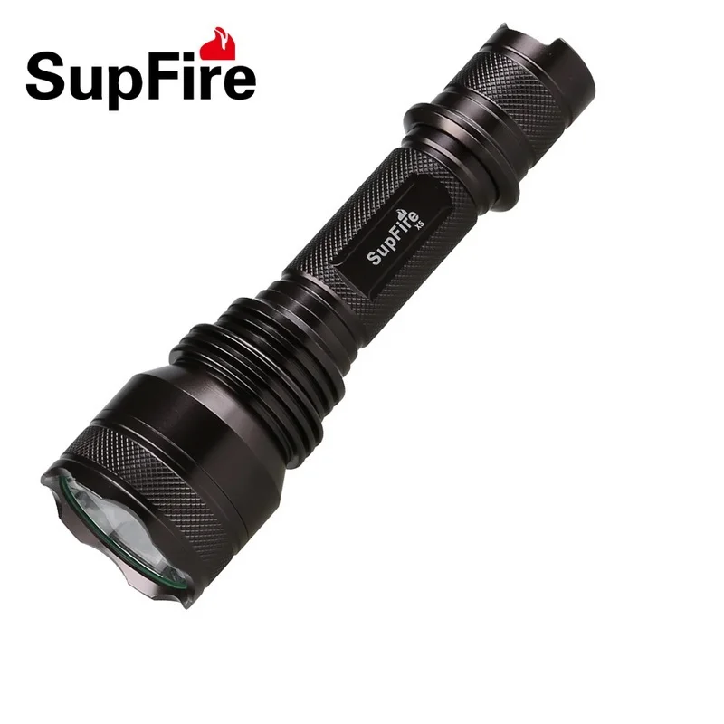 

Supfire X5-T6 CREE XML-T6 900lm LED Flashlight 5 Modes Dimming Outdoor Led Light by 18650 Battery