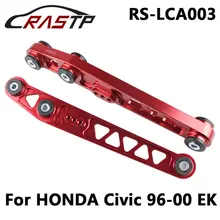 RASTP Racing Modified Aluminum Rear Lower Control Arms For HONDA Civic 1996-2000 EK RS3-LCA003 aluminum rear lower suspension control camber arm for honda civic es em ep3 01 05