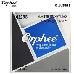 Оригинальный Orphee qb295 040-125 электрический бас 5 строк бас нормальный свет глубокий тембр никелевого сплава Гитары строки 10 компл