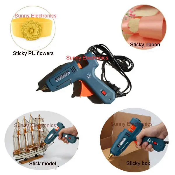 60-100 Вт 110 В-220 В термоплавкий Пистолеты для склеивания с 10 шт. 11x195 мм Клей-карандаш как подарок