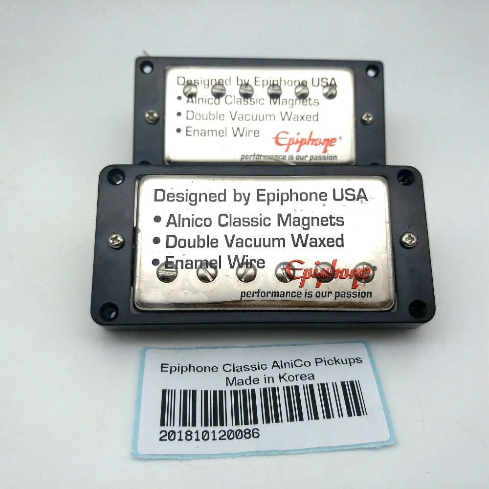 Chrome guitar pickups Electric Guitar Humbucker Pickups For EPI 1 Set | Спорт и развлечения
