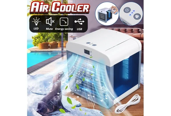 

Dropshipping Cooler Purifies for Humidifier Air Cooling Conditioner Office Fan Space Easy Portable [USB Charging] Cool Digital