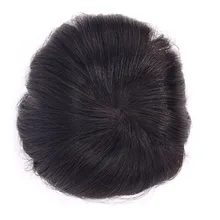 LADYSTAR Remy человеческие мужские тупее моно волосы кусок с супер настоящая замена волос индийские волосы мужские волосы парик