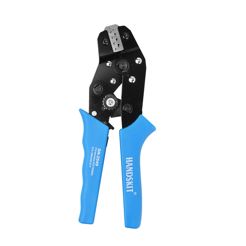 Handskit SN 2549 пружинный зажим для обжима 0 14 1 5 мм AWG 28 18 плоскогубцы инструмент с 520 шт.