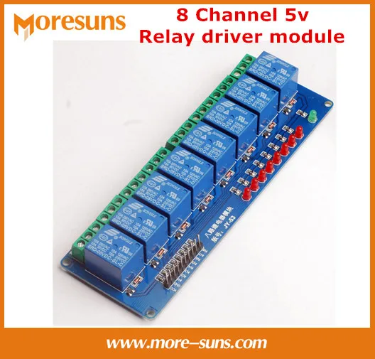 Fast Free Ship 8 Channel 5v relay driver module relay panel PLC low