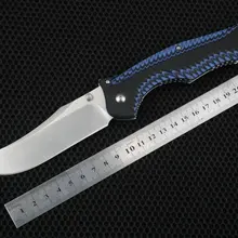 Trskt 810bk карманный нож черный и синий G-10 ручка для выживания походные Ножи Охотничий Открытый EDC инструмент M390/M4 стальной нож США