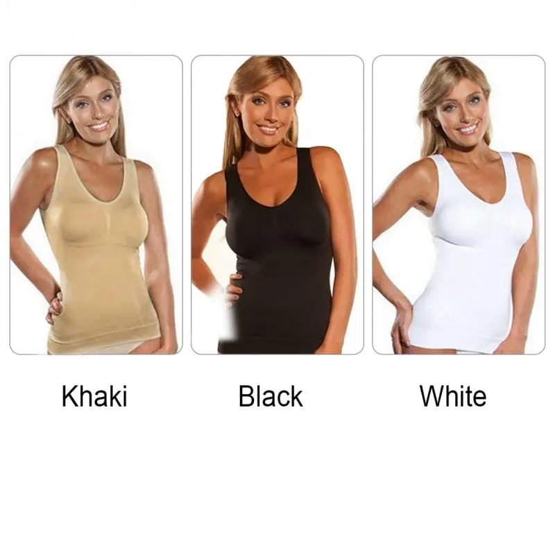 New Women Slim Up Lift Bra Cami Shaper tops Body Shaping Camisole Corset Waist Slimming shapers Super Thin Seamless Tank tops