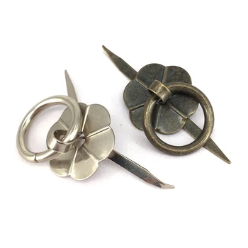 

Antique Flower Shape 30mm Mini Wooden Box Drawer Handle Jewelry Box Knobs Carton Gift box ,Wine package box Vintage Pull Handle
