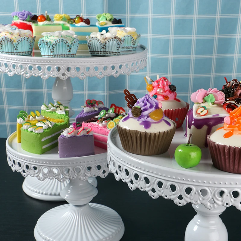 

Round Iron Exquisite Cake Rack Base Dessert Tray Cupcake Dessert Display Decoration Tool Wedding Birthday Crystal Cake Stand