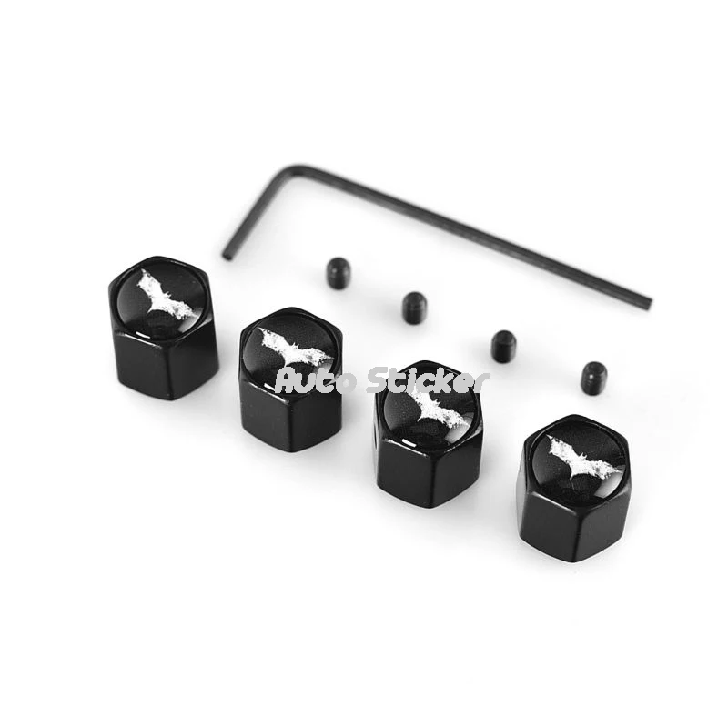 

Anti-theft Batman Car Wheel Tire Valve Cap Cover For Audi BMW Opel Volvo Mazda Citroen Nissan Peugeot Ford Chevrolet Volkswagen