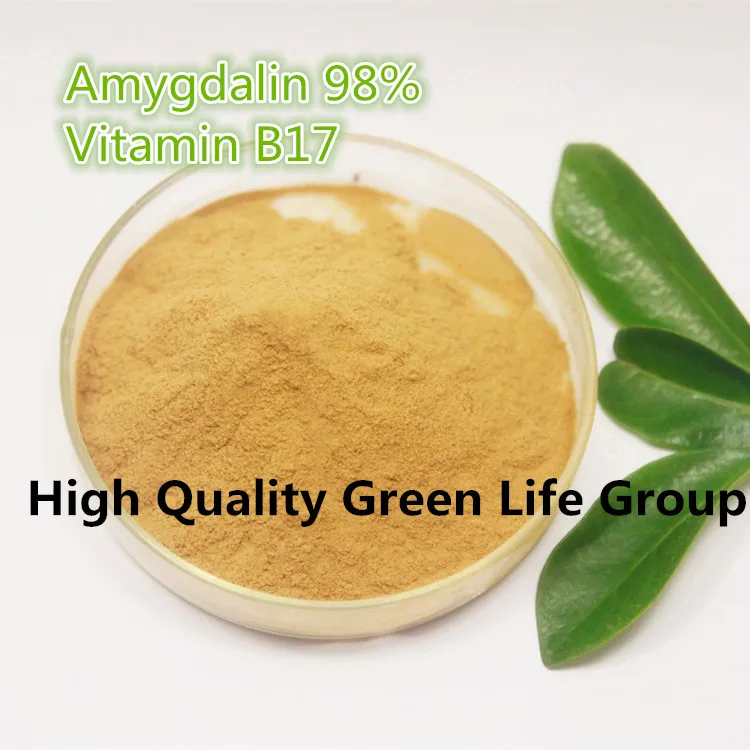 TOP quality 300g Amygdalin with 99% bitter almond extract /Bitter Apricot Seed Extract powder Vitamin B17 HPLC VB17 bitter gourd p e bitter melon extract with 10% charantin