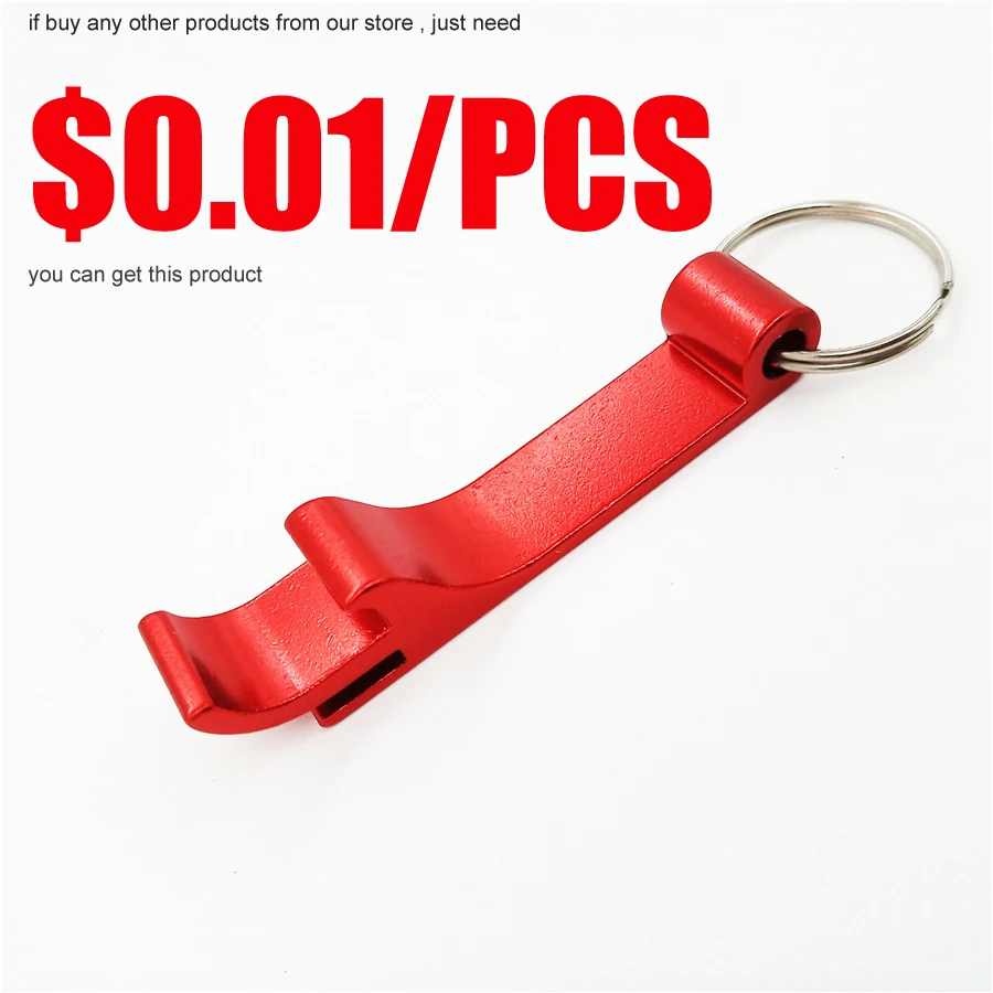 

1 pcs Bottle Opener Aluminum Wine Bear Bottle Opener Ring Keychain Key Chain Lovely Cooking Tool Can print LOGO