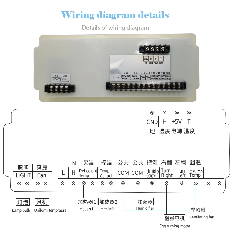 XM-18SD egg incubator temperature humidity controller for sale