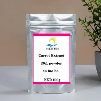 

100% Natural organic pure carrot extract 20:1 powder to prevent dry and rough skin, Anti-oxidation, carrot extract powder
