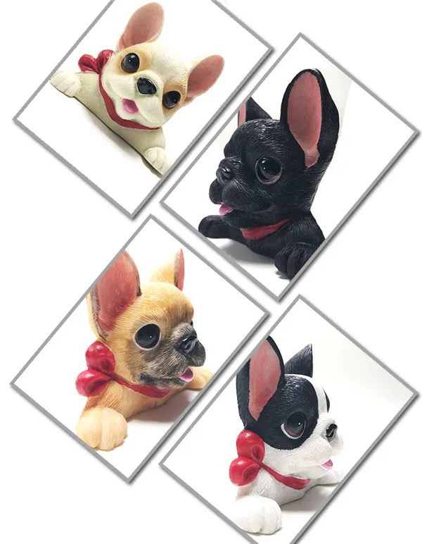 French Bulldog cute puppy dogs resin switch stickers fridge magnets - 20