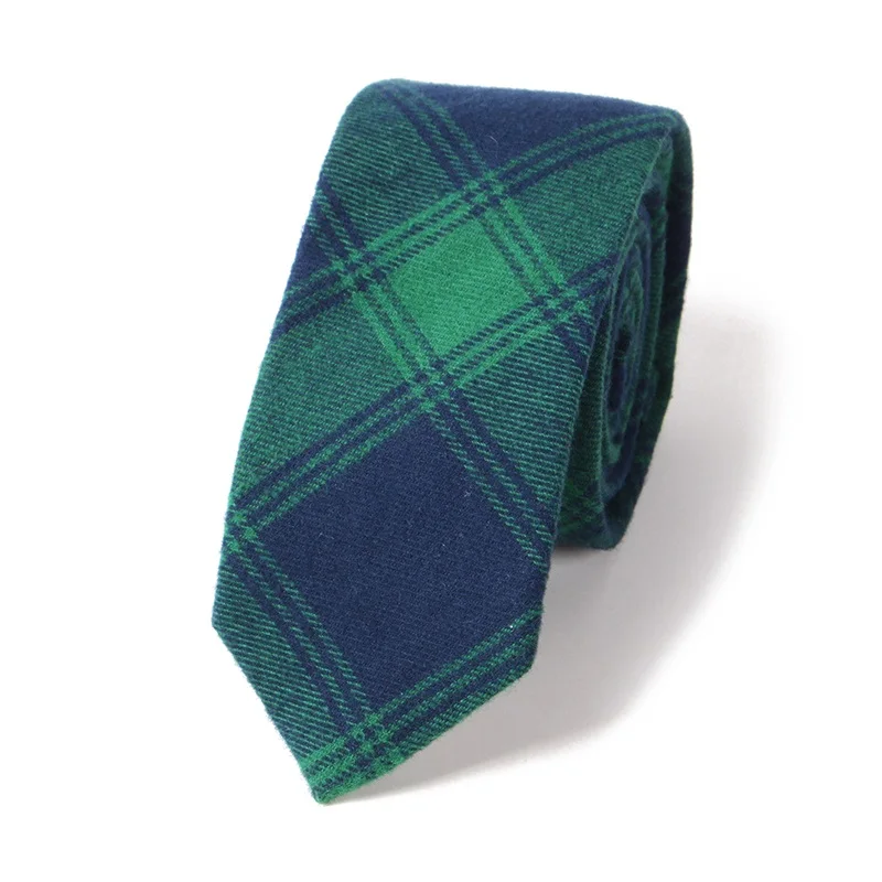 

Mantieqingway Casual Jacquard Men's Ties Brand Cotton Neckties Plaid Skinny Neck Tie Wedding Corbata Gravata Bridegroom Tie