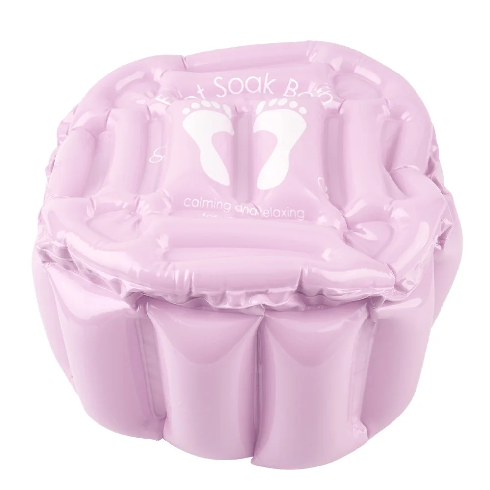 Inflatable Foot soak bath Soft Basin Wash Spa Home Use Pedicure Care Relax Reduce nerve decompression household foot Massage |