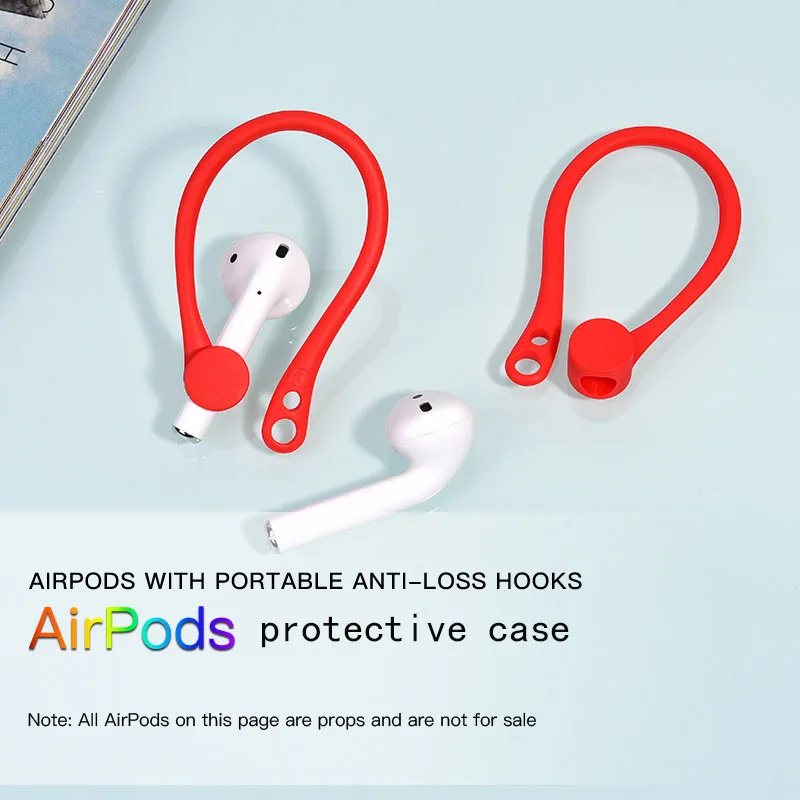 

Applicable Airpods Protective Cover Bluetooth Wireless Headset Universal Accessories Sports Anti-lost Silicone Sleeve Ear Hook