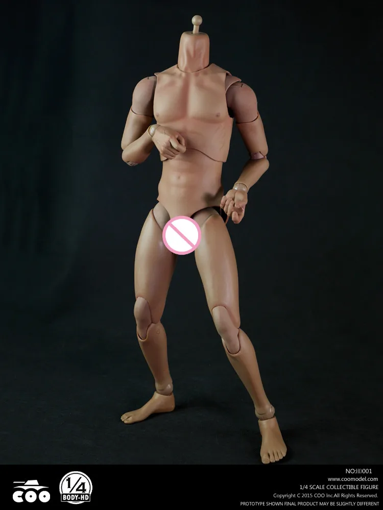 

[ESTARTEK] COOMODEL HD001 Batman Wayne 1/4th Scale Body For 18" Collectible Action Figure DIY