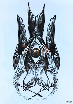 

Waterproof Temporary Tattoo large Peace Dove on body art water Transfer Fake Tattoo Flash tatto for women men