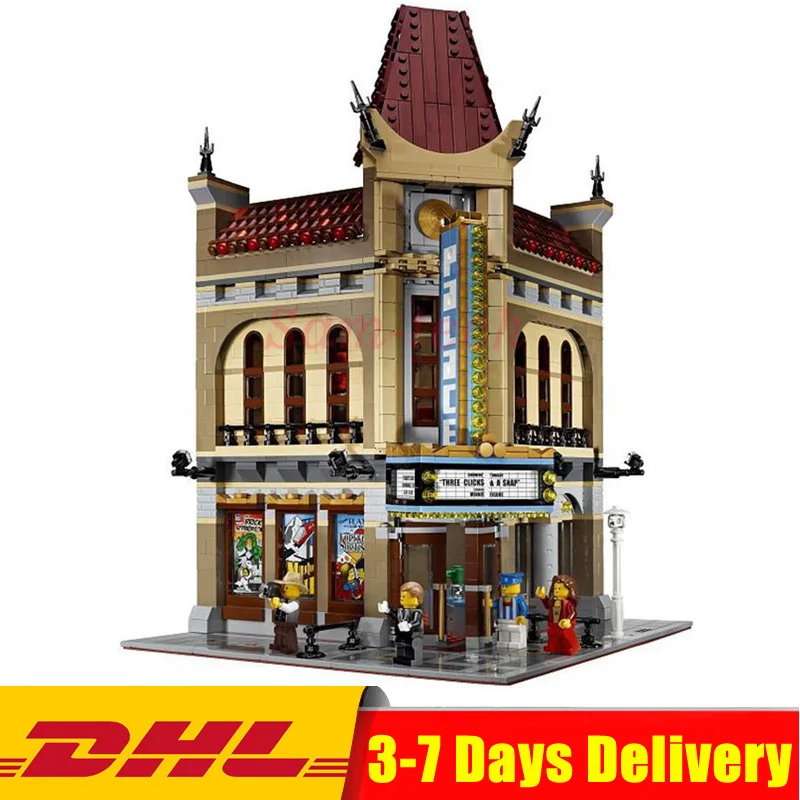 

Compatible Legoingly 10232 City Street Palace Cinema Model Building Blocks Set Bricks Educational Gifts Toys Bricks